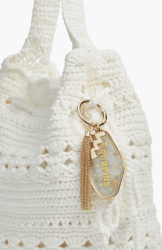 Aquarius Bag Charm