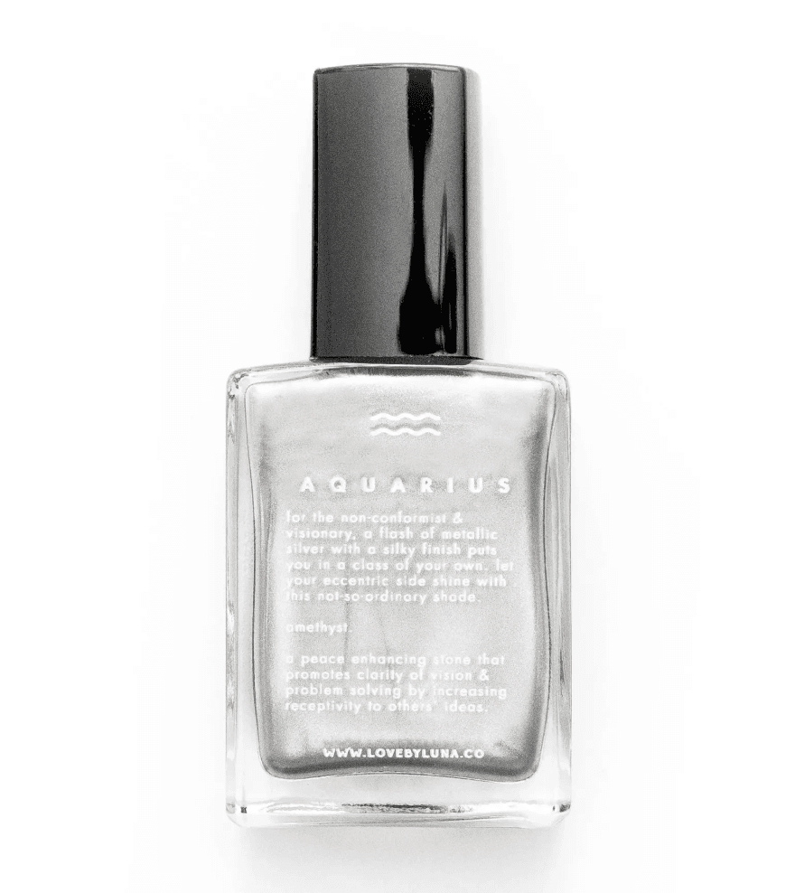 Aquarius crystal-infused nail polish