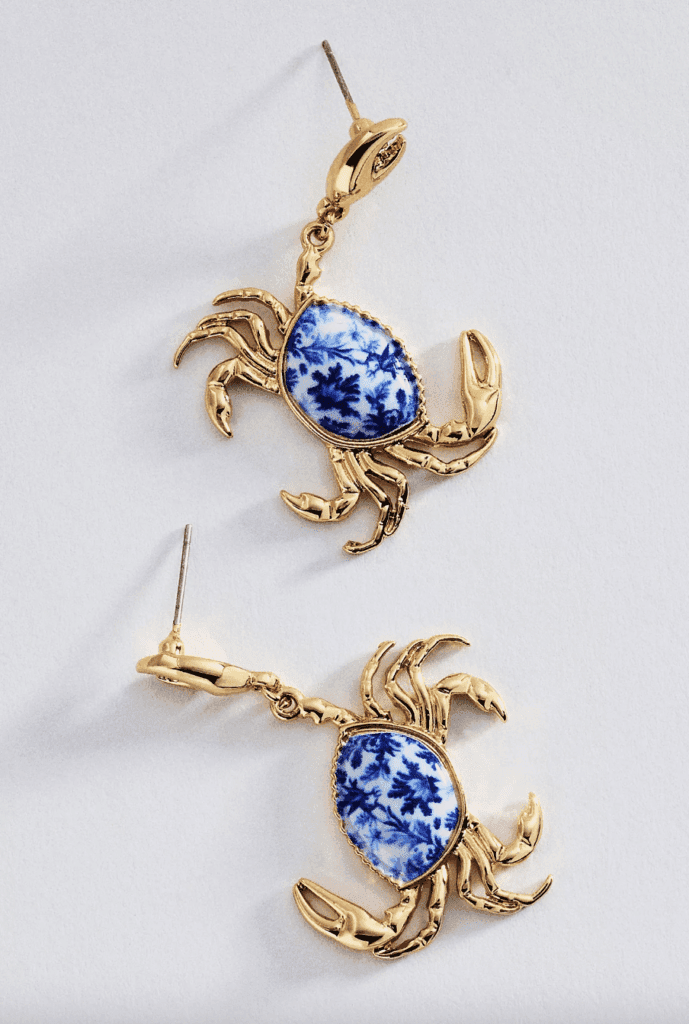 Ceramic Icon Drop Earrings