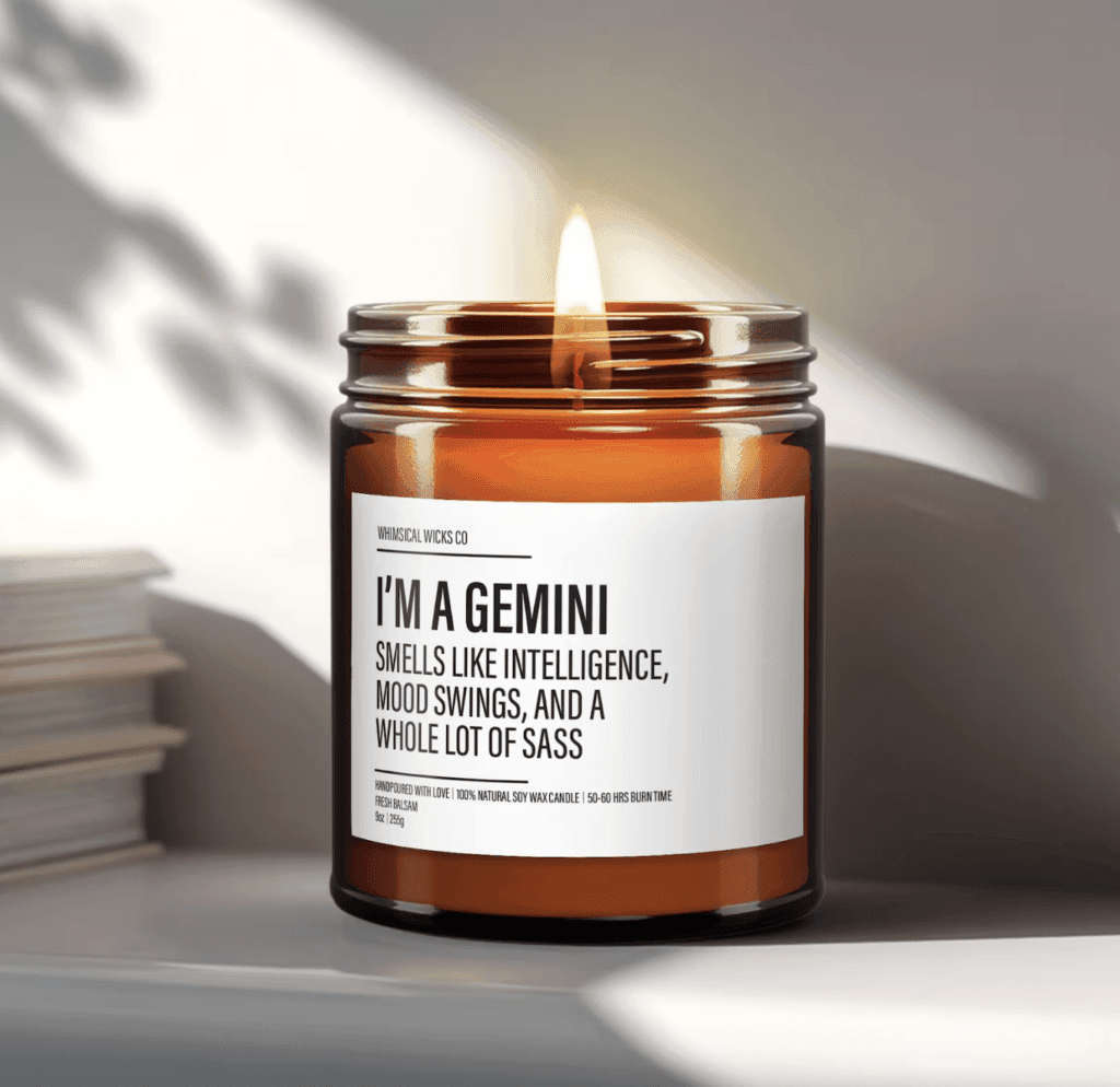 Funny Zodiac Candle