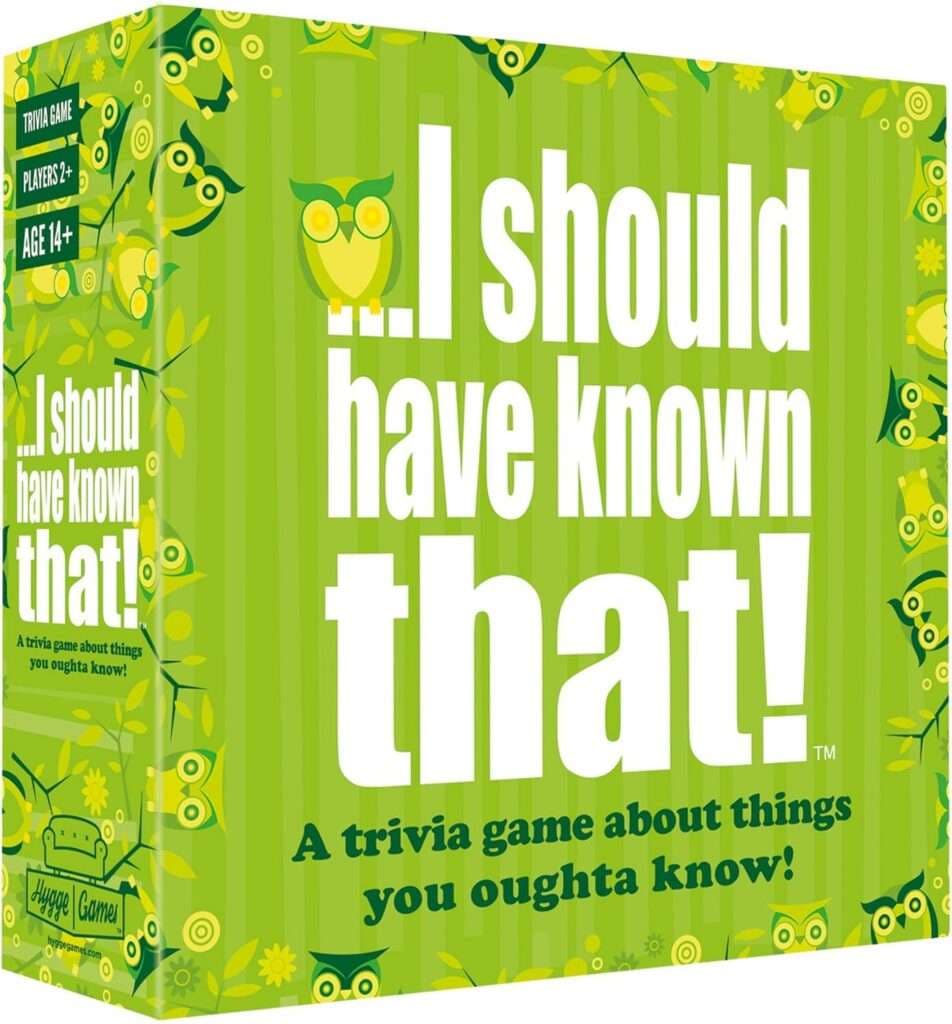 ...I Should Have Known That Trivia Game
