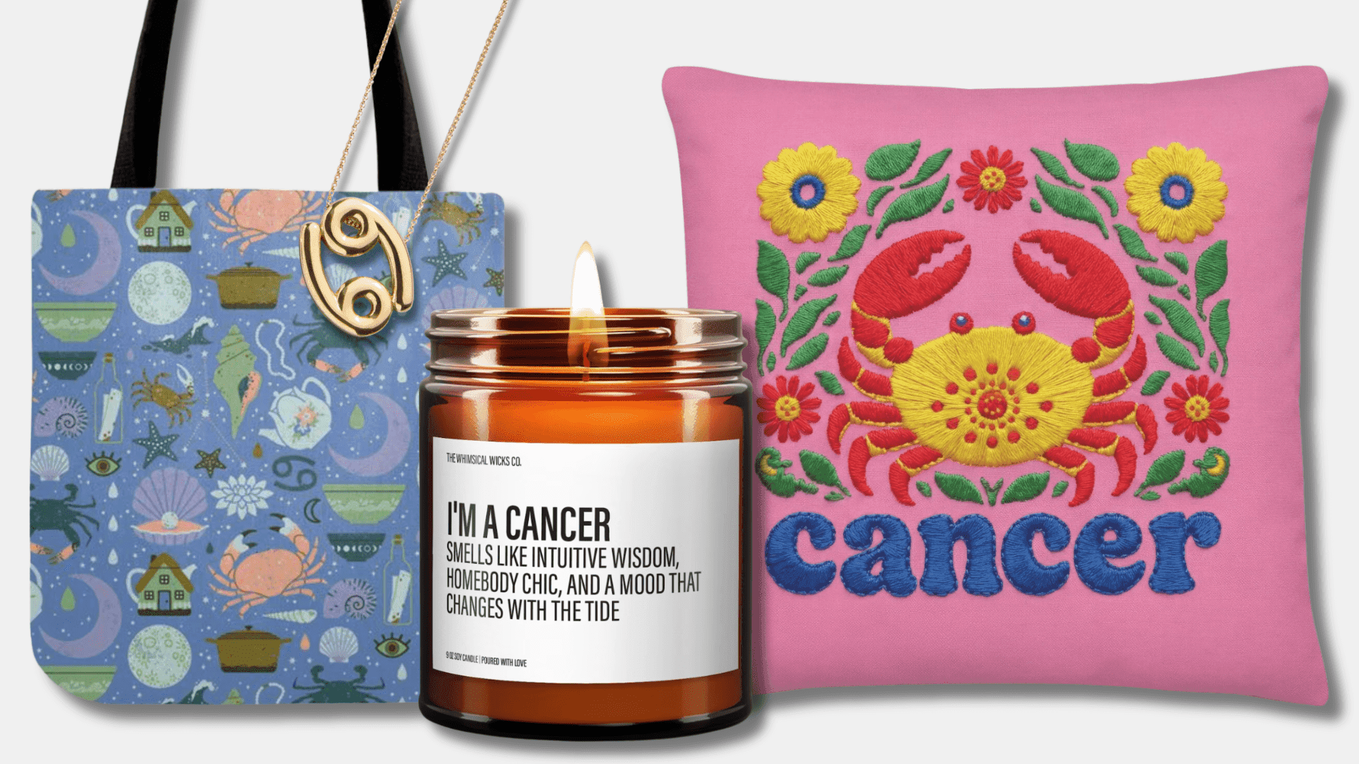 Thoughtful and sentimental gift collection for a Cancer birthday