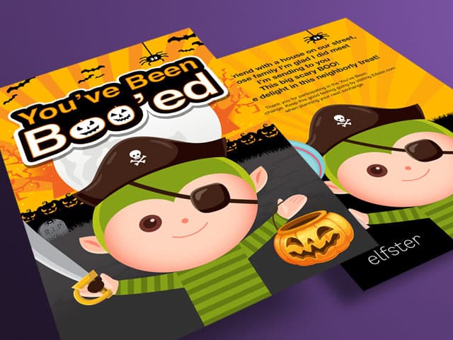 You've Been Boo'ed Card