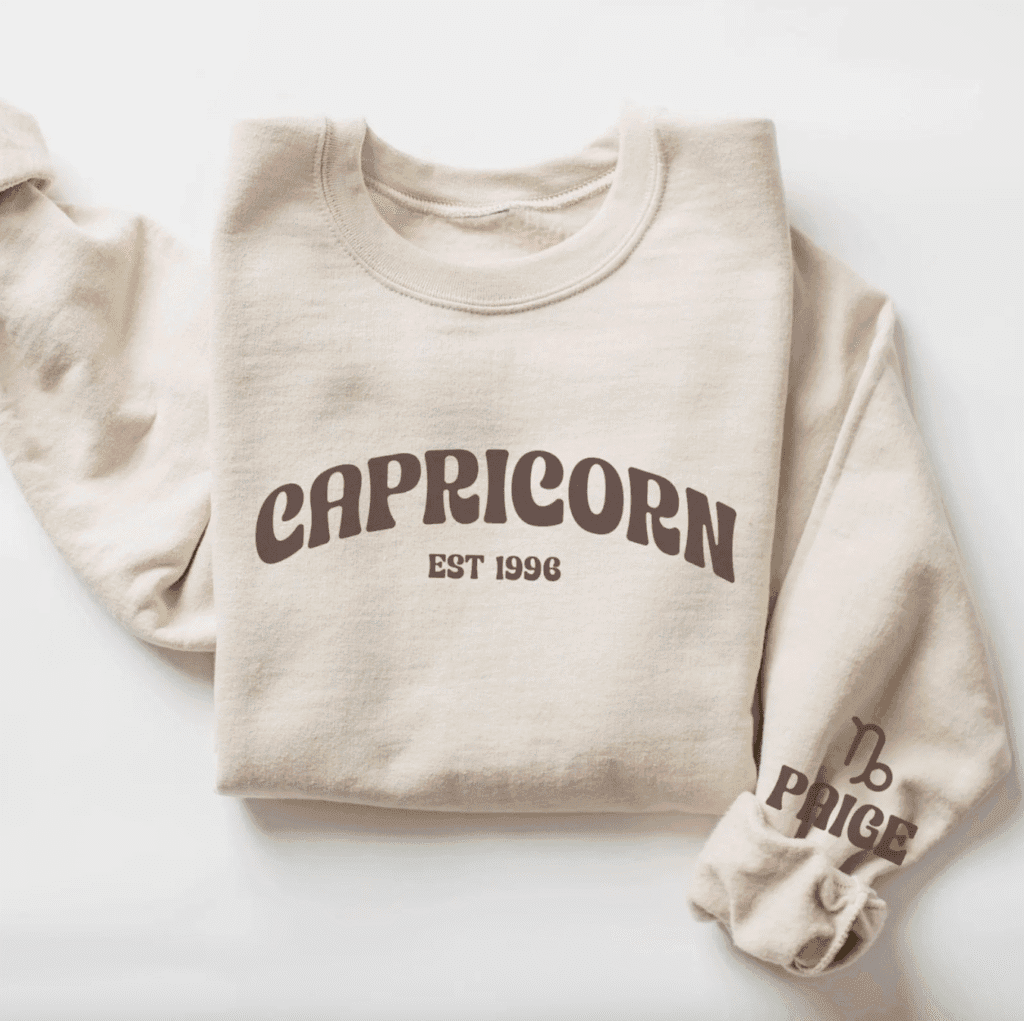 Personalized Capricorn gift