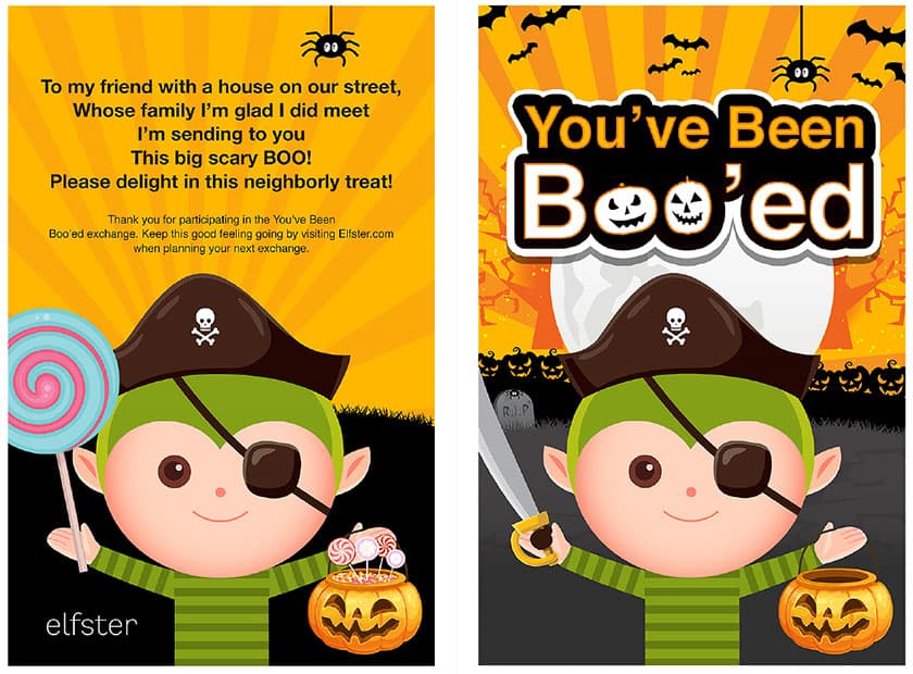 You've Been Boo'ed Card