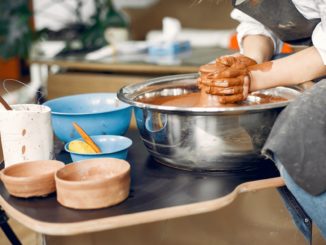 female potter artisan