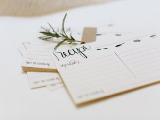 recipe cards