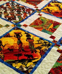 a Kwanzaa quilt