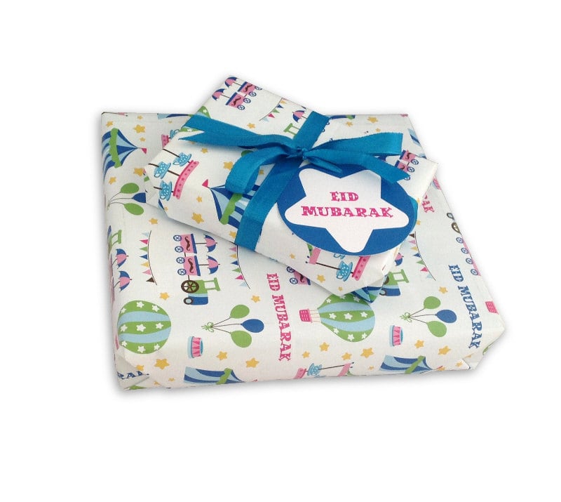 Eid al-Fitr gift wrapping