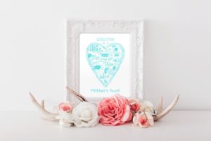 artful gift from dad to mom