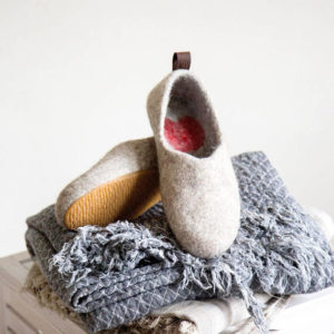 Slippers to keep your feet warm.