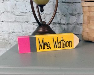 Personalized gifts for teachers.