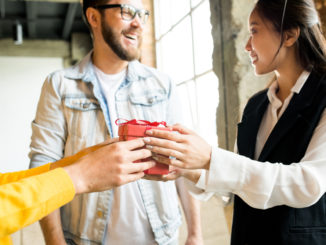 Yes, you can do a gift exchange with an odd number of people!