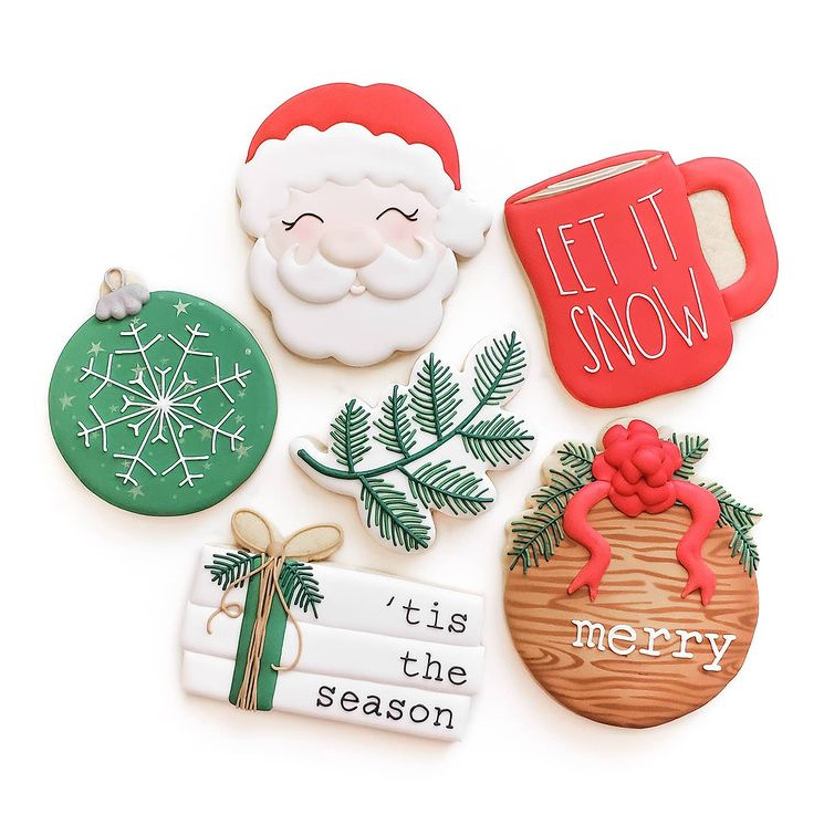 vintage holiday cookies