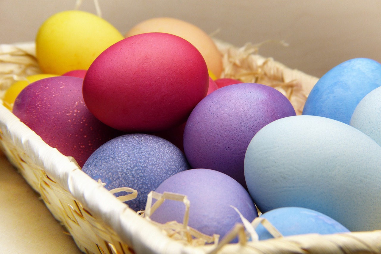 colorful Easter eggs