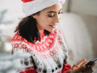 young woman on phone