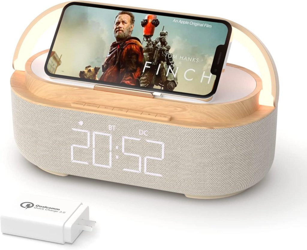 LED alarm clock with charging dock Tik Tok Find