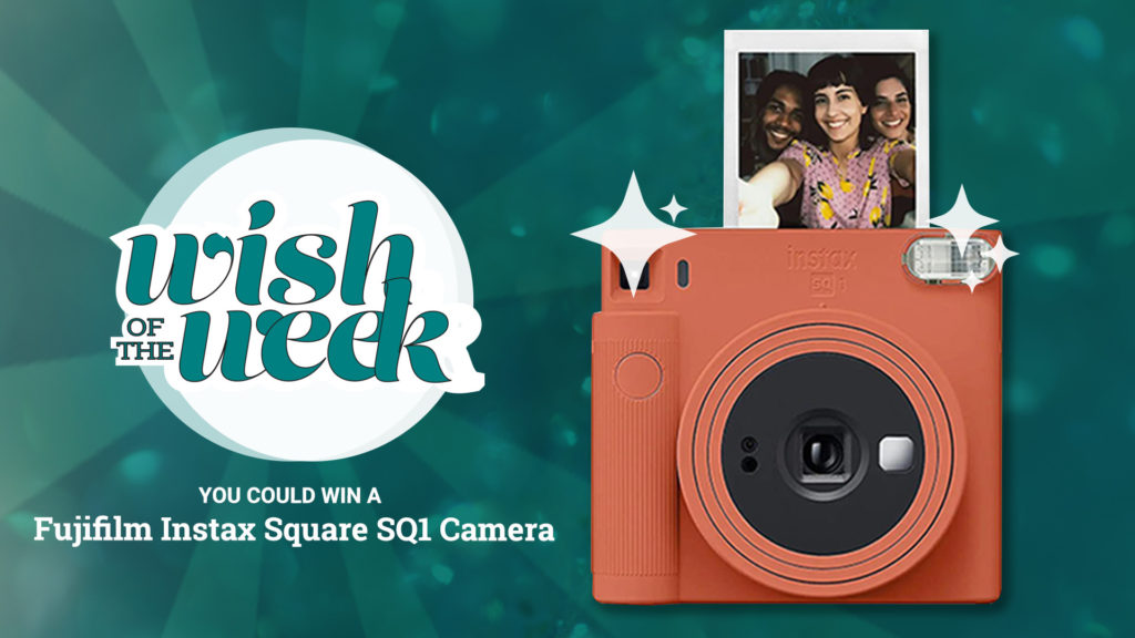 wish of the week giveaway instax camera prize