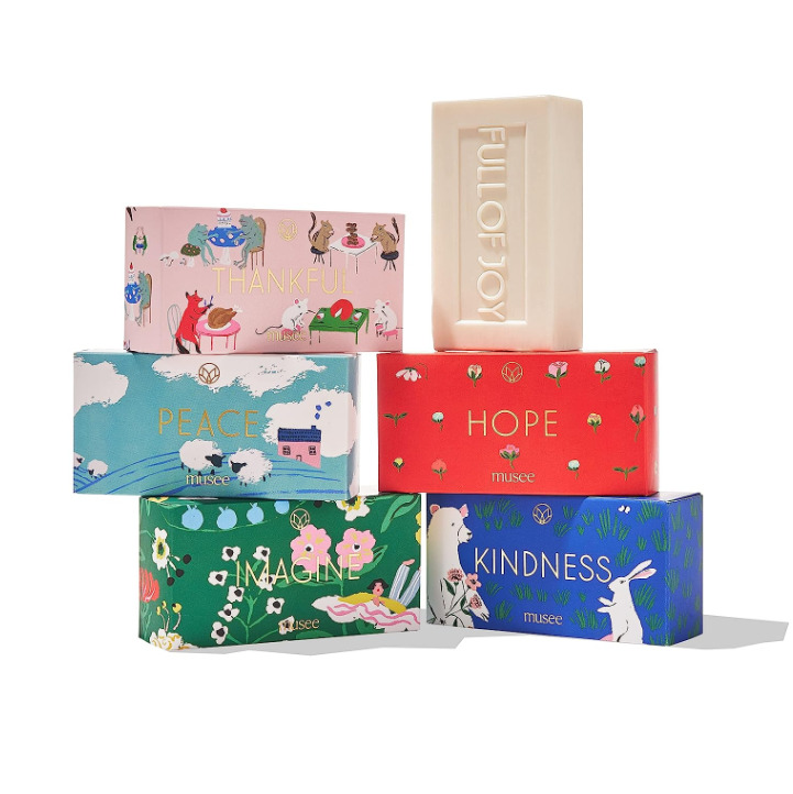 Words of Encouragement bars of soap for a gift that gives back