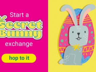 Image of bunny next to headline of start a Secret bunny exchange