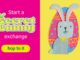 Image of bunny next to headline of start a Secret bunny exchange