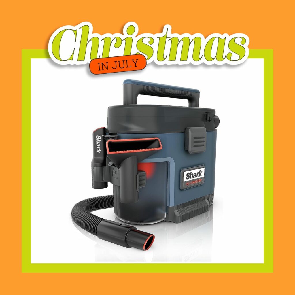 Win a Shark MessMaster Vacuum from QVC in Elfster's Christmas in July Giveaway