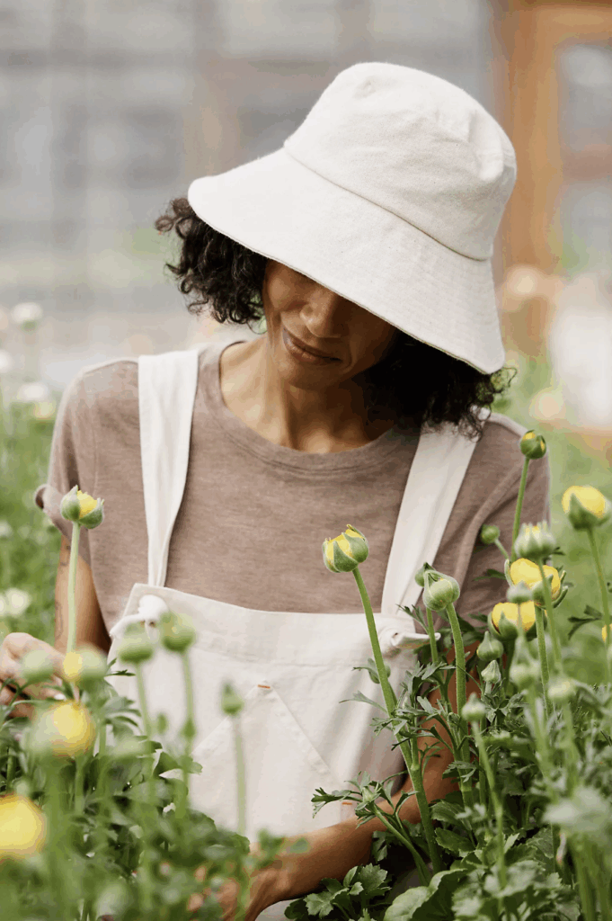 Cotton Bucket Hat by Anthropologie
