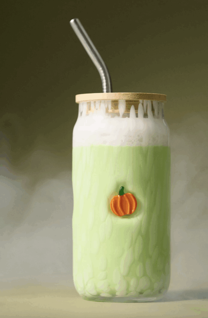 Mystic Confetti Glass Tumbler for Summerween gift