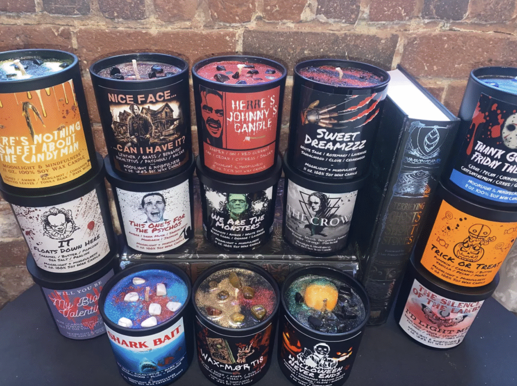 Horror Movie Soy Candles