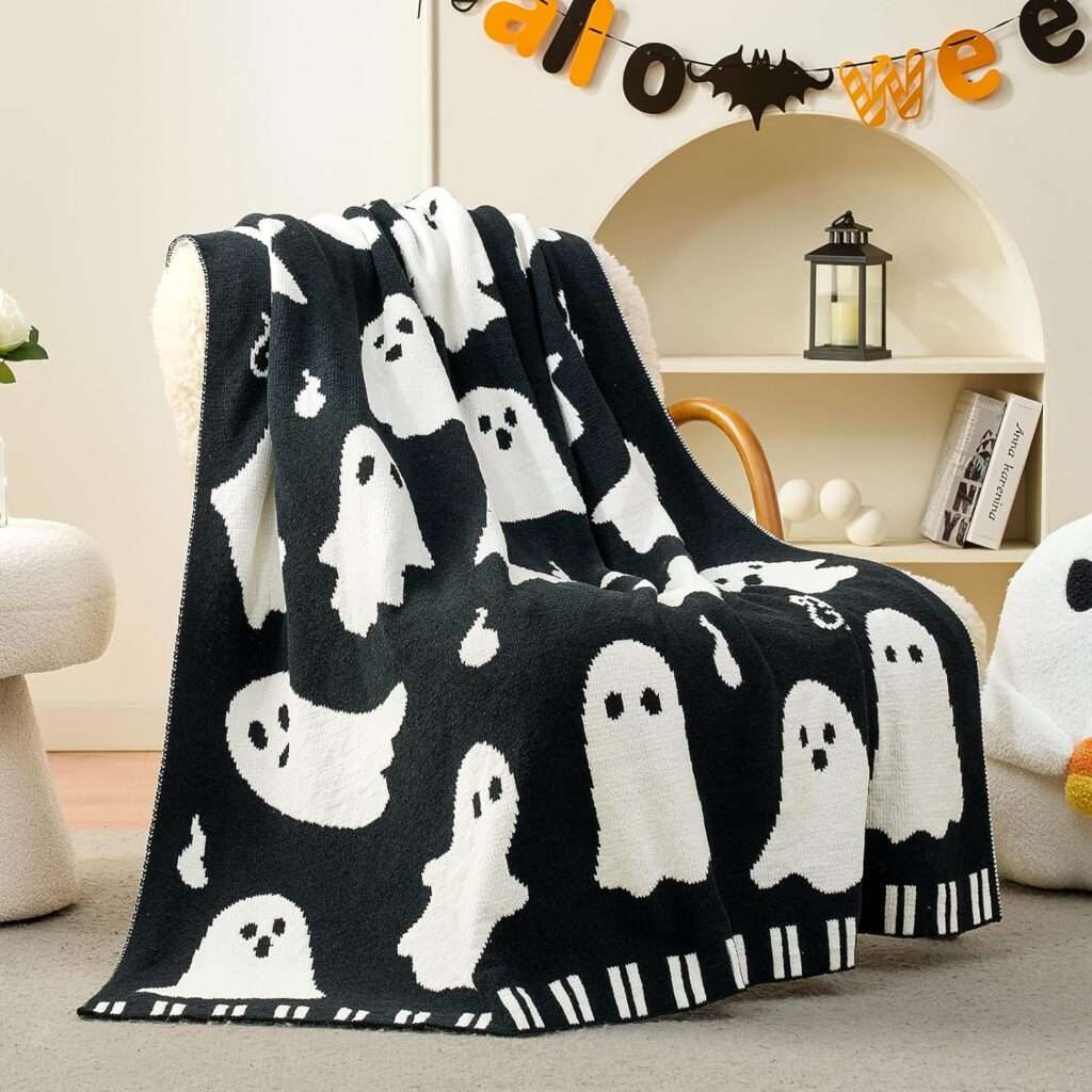 Spooky Reversible Halloween Blanket