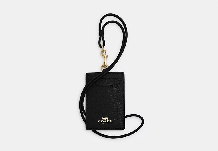COACH Outlet Id Lanyard in black