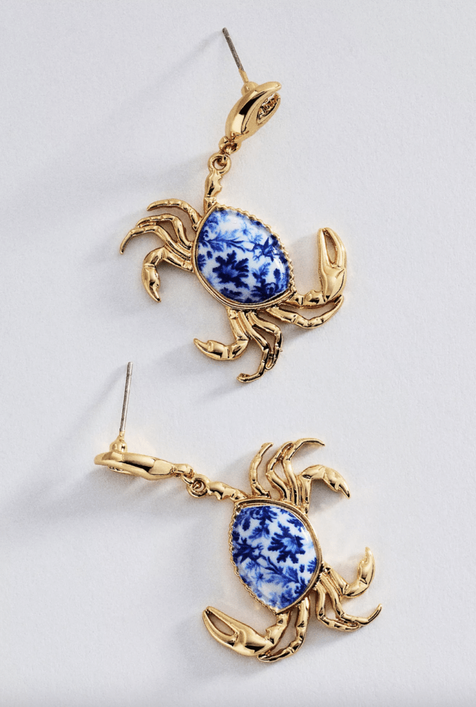 Ceramic Icon Drop Earrings