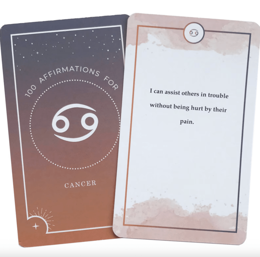 Cancer Affirmations Oracle Card Deck