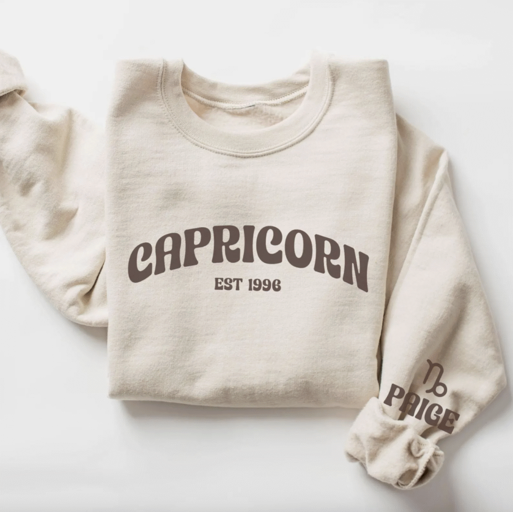 Personalized Capricorn gift