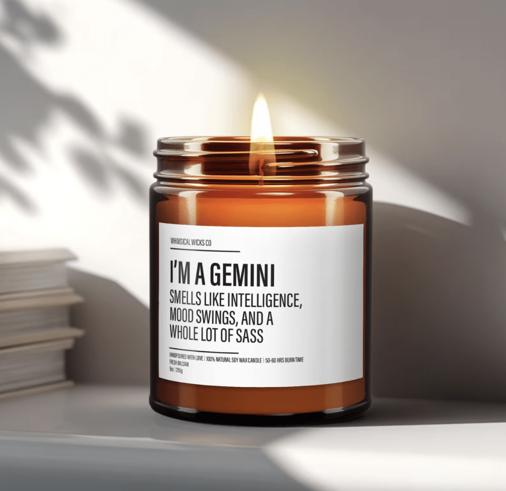 Funny Zodiac Candle