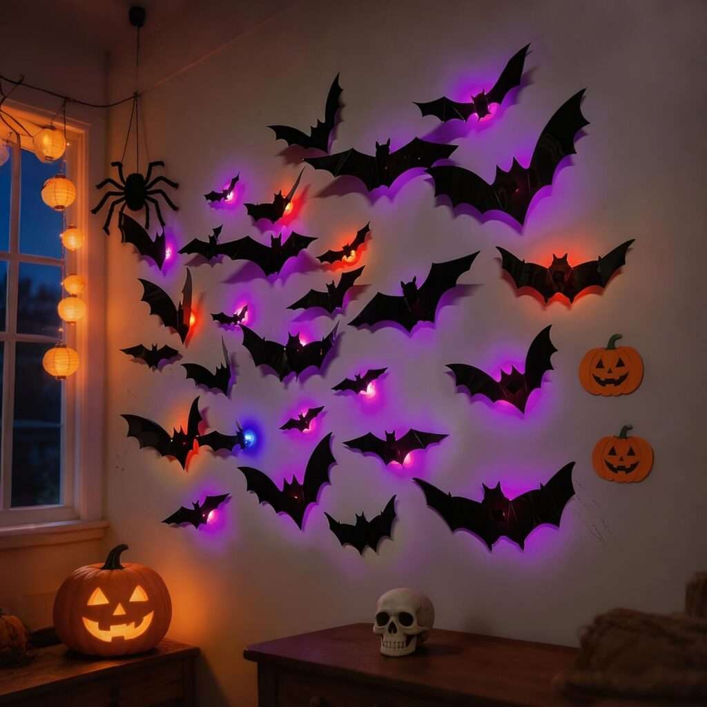 Halloween Bats Wall Decor