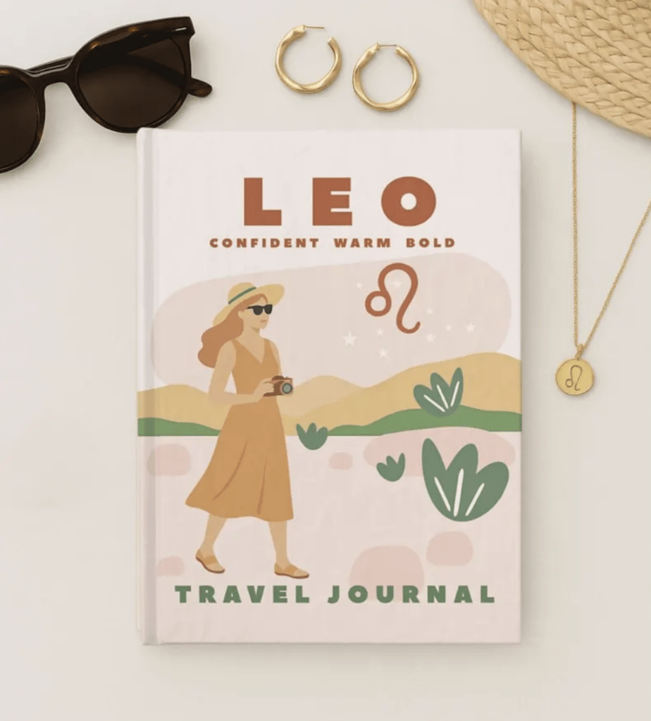 Personalized Leo Travel Journal