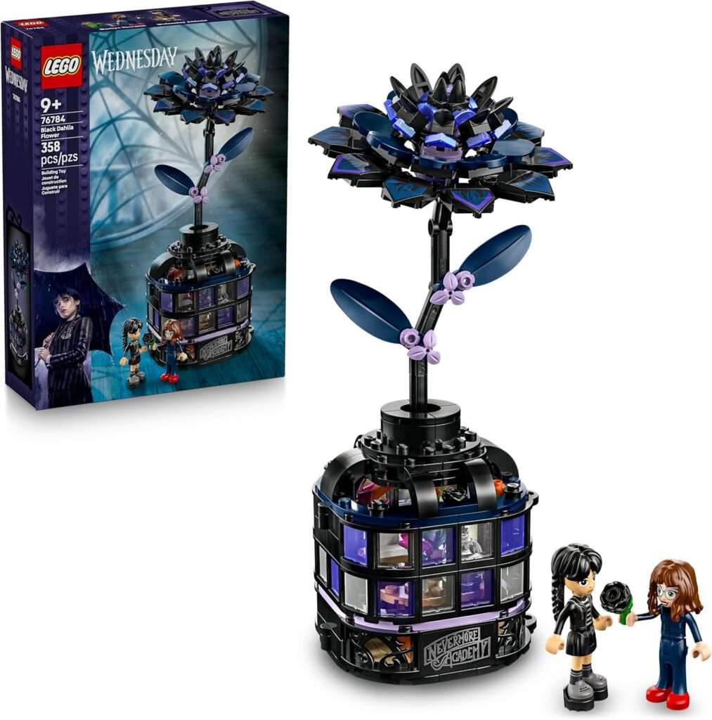 LEGO Wednesday Black Dahlia Flower building set