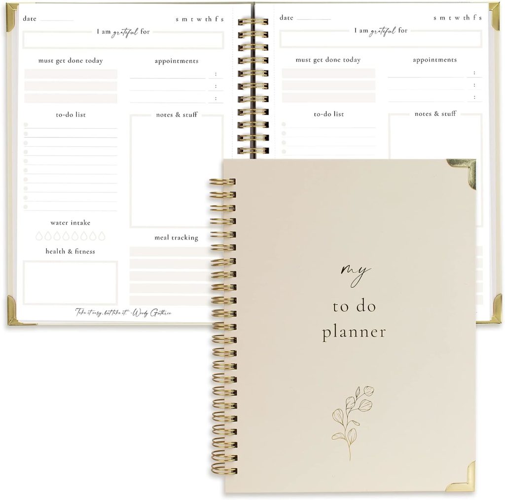Aesthetic daily to-do planner